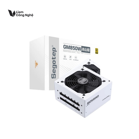 Nguồn Segotep PM850W 850W 80 Plus Platinum | ATX 3.1 |(Màu trắng)