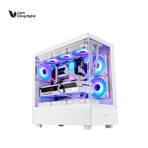 Thùng máy Segotep Endura Pro+ Trắng | Full-ATX, không fan