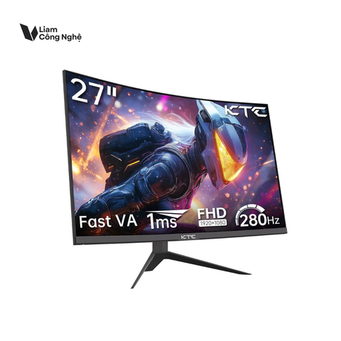 Màn hình Gaming KTC H27S12Y | 27 inch, Full HD, HVA, 280Hz, 1ms, Cong