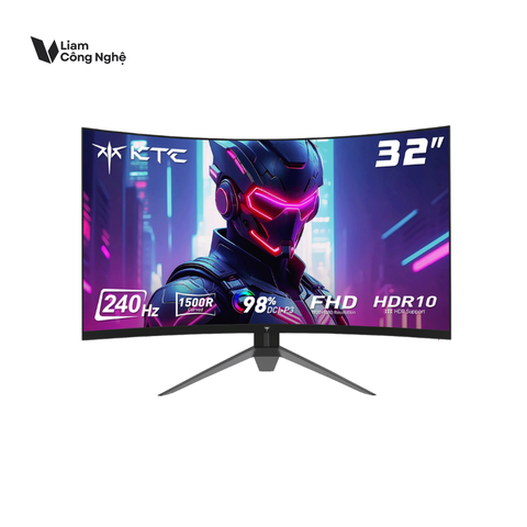 Màn hình Gaming FPS KTC H32S17F | 32 inch, Full HD, HVA, 240Hz, 1ms, cong