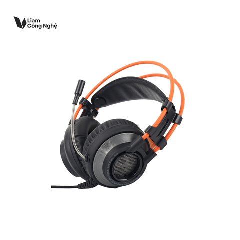 Tai Nghe XIBERIA K9 PRO ( ENC MICROPHONE)  Virtual 7.1 RGB Lighting black  ICAFE GAMING