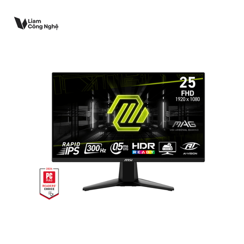 Màn Hình Gaming MSI MAG 255XF (24.5 inch - IPS - FHD - 0.5ms - 300Hz)