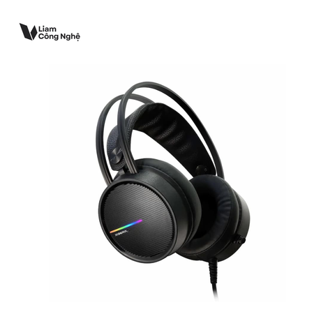 Tai Nghe XIBERIA Q4 Virtual 7.1 RGB Lighting BLACK ICAFE GAMING