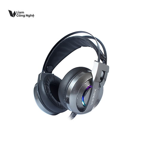 Tai Nghe XIBERIA X20  Virtual 7.1 RGB Lighting Grey RGB ICAFE GAMING
