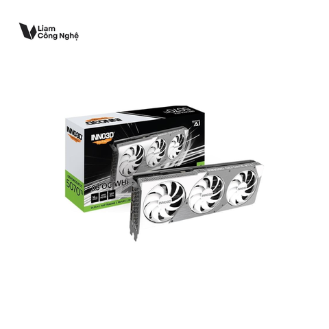 Card màn hình INNO3D GeForce RTX™ 5070 Ti X3 OC WHITE