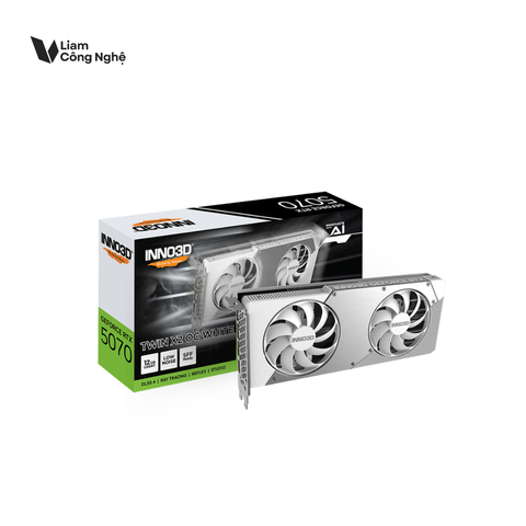 Card Inno3D Geforce RTX 5070 TWIN X2 OC WHITE 12GB GDDR7