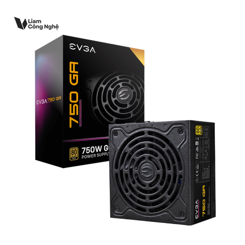 NGUỒN EVGA SuperNOVA 750 GA, 80 Plus Gold 750W, Fully Modular, Eco Mode