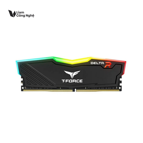 Ram DDR4 TeamGroup 16GB 3200Mhz T-Force Delta RGB (1x16GB) ĐEN
