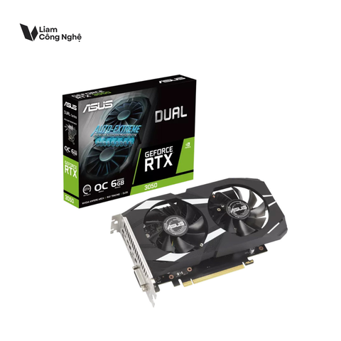 VGA Asus DUAL RTX 3050 OC 6GB (DUAL-RTX3050-O6G)