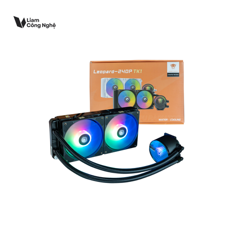 Tản nhiệt nước LeoPard TK1 - Đen | 240mm, RGB Fixed