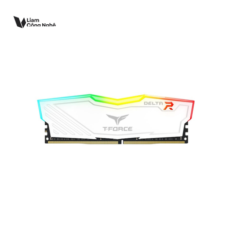 Ram DDR4 TeamGroup 8GB 3200Mhz T-Force Delta RGB (1x8GB) Trắng