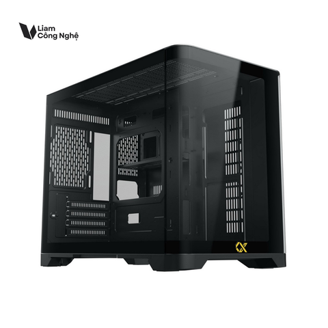 Vỏ Case XIGMATEK ALPHA - PANO M BLACK ( MATX, Màu Đen, Case Bể Cá)