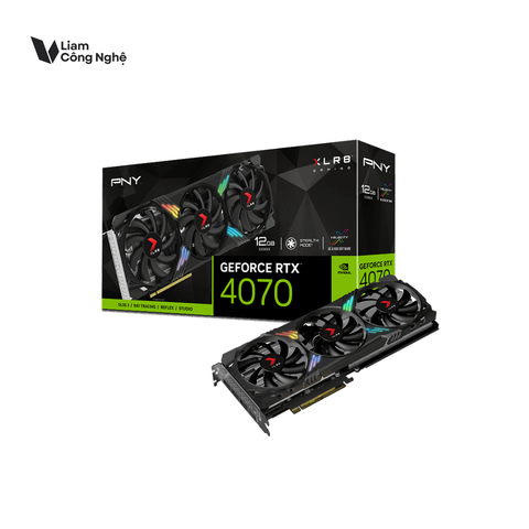 Card màn hình PNY GeForce RTX 4070 12GB XLR8 Gaming VERTO EPIC-X RGB Triple Fan