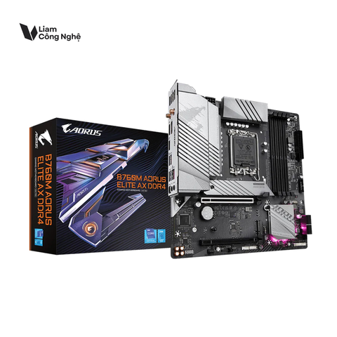 Mainboard Gigabyte B760M Aorus ELITE AX DDR4 (Wifi+Bluetooth)