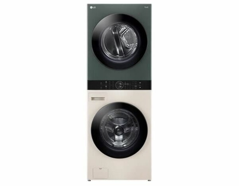 Tháp giặt sấy LG WashTower™ Giặt 14kg/ Sấy 10kg Màu be | WT1410NHEG