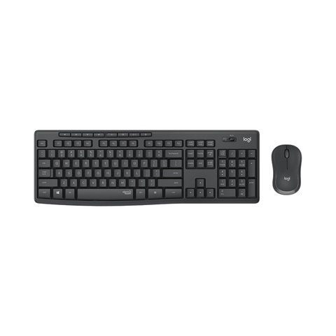 Bộ bàn phím + chuột không dây Logitech MK295 màu đen
