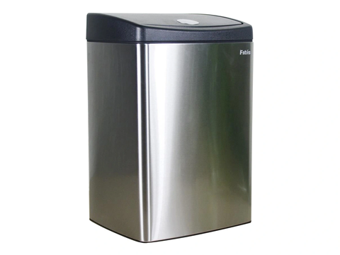 Thùng rác Premium nhấn vuông nhỏ Fitis STS1-901 (15L)