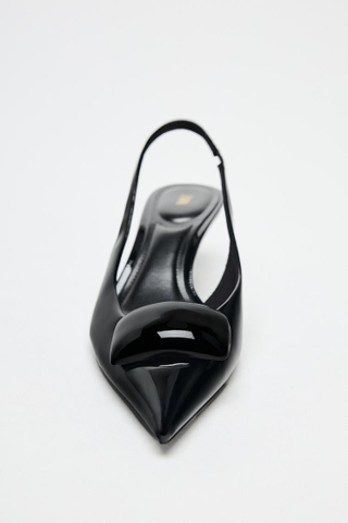 SLINGBACKS WITH HEEL DETAIL