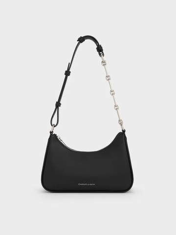 Lane Chain-Link Shoulder Bag