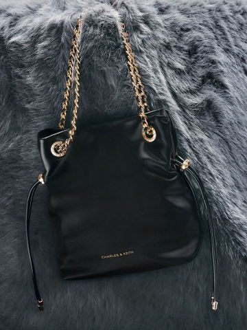 Arya Braided-Strap Double-Handle Crossbody Bag