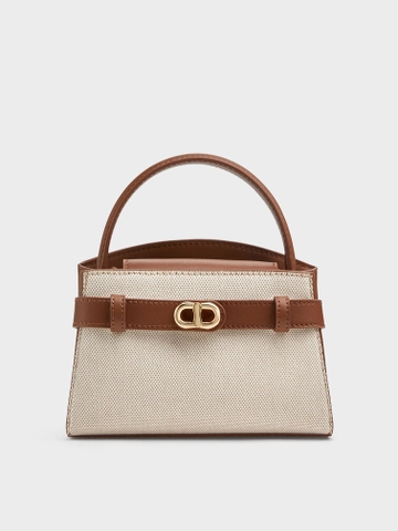 Aubrielle Belted Top Handle Bag