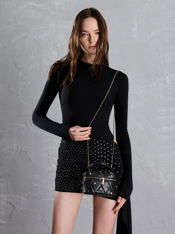 Arwen Quilted Pearl Vanity Bag