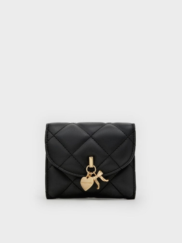 Arrietty Quilted Curved-Flap Wallet