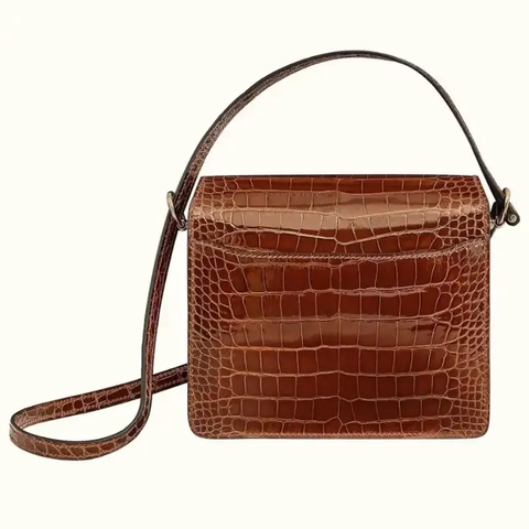 Túi Hermes Roulis da cá sấu Shiny Alligator