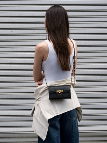 Tallulah Quilted Clutch Bag