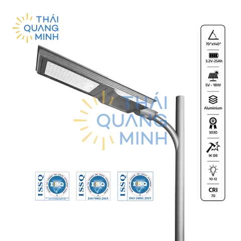 Đèn Led Năng Lượng Mặt Trời 300W SOL-Aura300T-Q (Pin Liền Thể)