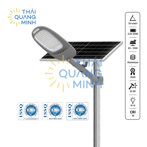 Đèn Led Năng Lượng Mặt Trời 200W SOR-Aura200T-Q (Pin Rời)