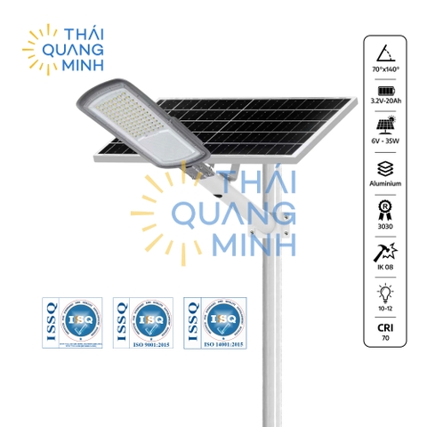 Đèn Led Năng Lượng Mặt Trời 300W SOR-Aura300T-Q (Pin Rời)