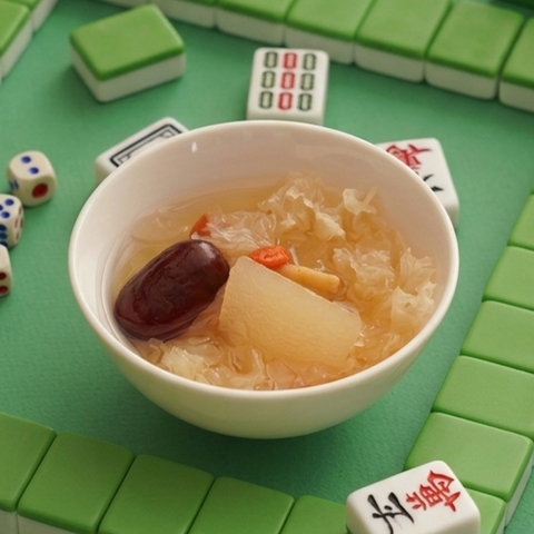 Chè Lê Tuyết Nhĩ (Snow Fungus Pear Soup) - 雪耳炖梨
