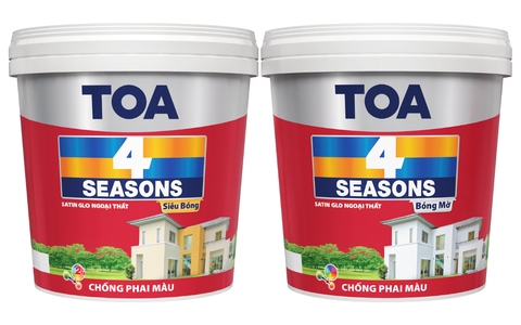 Sơn nước ngoại thất TOA 4 Seasons Satin Glo