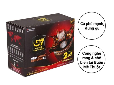Cafe G7 đen đá 240g
