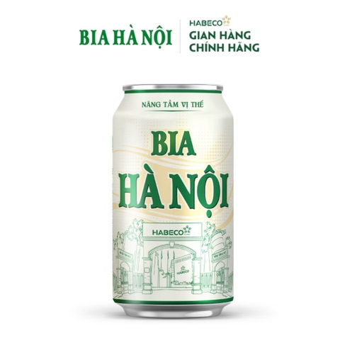 Bia hà nội xanh lon 330ml