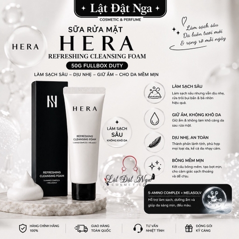 Sữa Rửa Mặt HERA Refreshing Cleansing Foam 50g