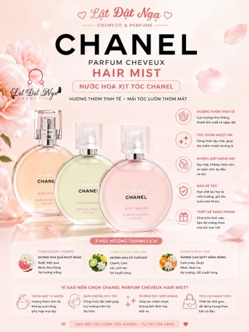 Nước Hoa Xịt Tóc Chanel Parfum Cheveux Hair Mist