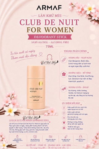 Lăn Khử Mùi Club De Nuit Woman 75g