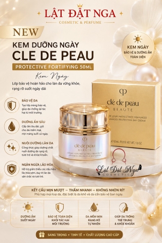 NEW - Kem Dưỡng Cle De Peau Protective Fortifying 50ml ( Kem Ngày )