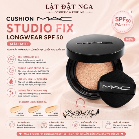 Cushion Mac Studio Fix Longwear SPF 50 - Mẫu Mới