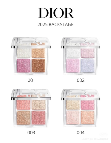 (Mẫu mới) Phấn Bắt Sáng Dior Autumn Backstage Glow Maximizer Palette 4 Ô