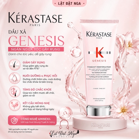 Dầu Xả KERASTASE GENESIS Ngăn Ngừa Tóc Gãy Rụng