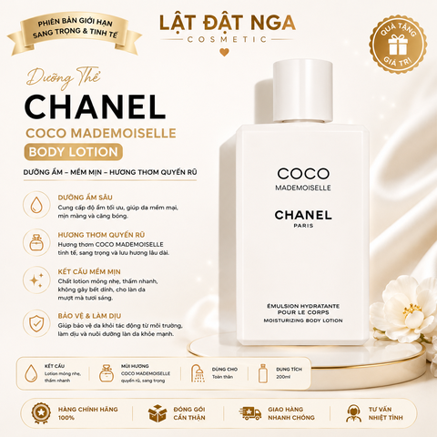 Dưỡng Thể Chanel Coco Mademoiselle Body Lotion 200ml