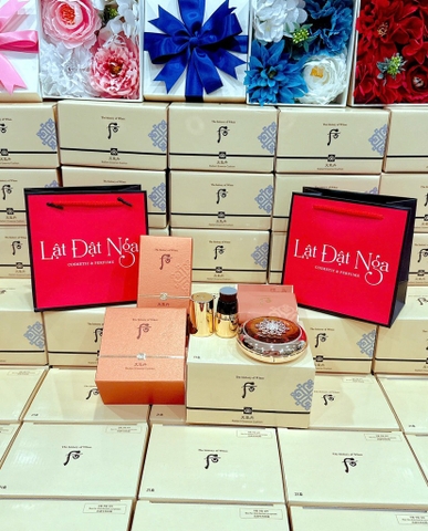 Cushion - Phấn Nước Tái Sinh Whoo Radiant Essence Cushion SPF50+/PA+++ + 1 Lõi Tặng kèm