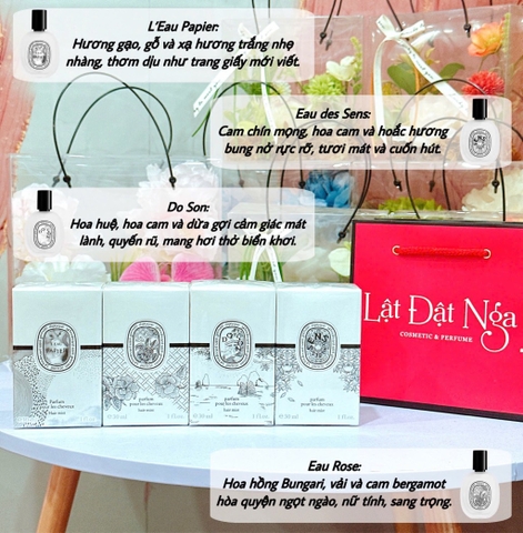 wed - Nước Hoa Tóc Diptyque Parfum Hair Mist 30ml