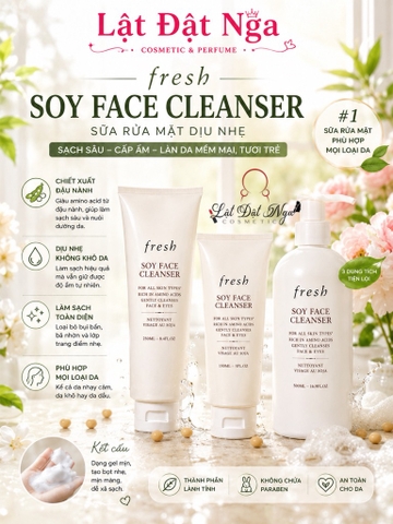Sữa Rửa Mặt Fresh Soy Face Cleanser