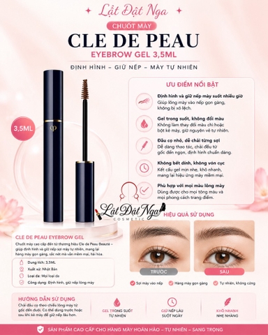 Chuốt Mày Mascara Cle De Peau Eyebrow Gel 3,5ML - Màu 104