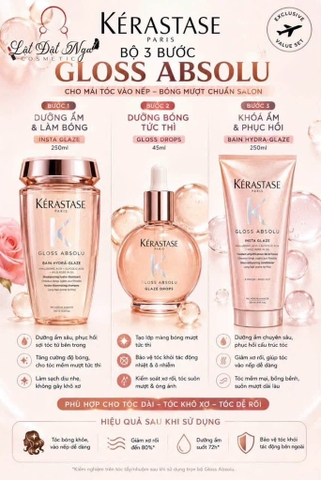 Kerastase Gloss Absolu - Bộ Sản Phẩm 3 Món