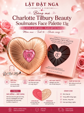 Bảng má Charlotte Tilbury Beauty Soulmates Face Palette 13g